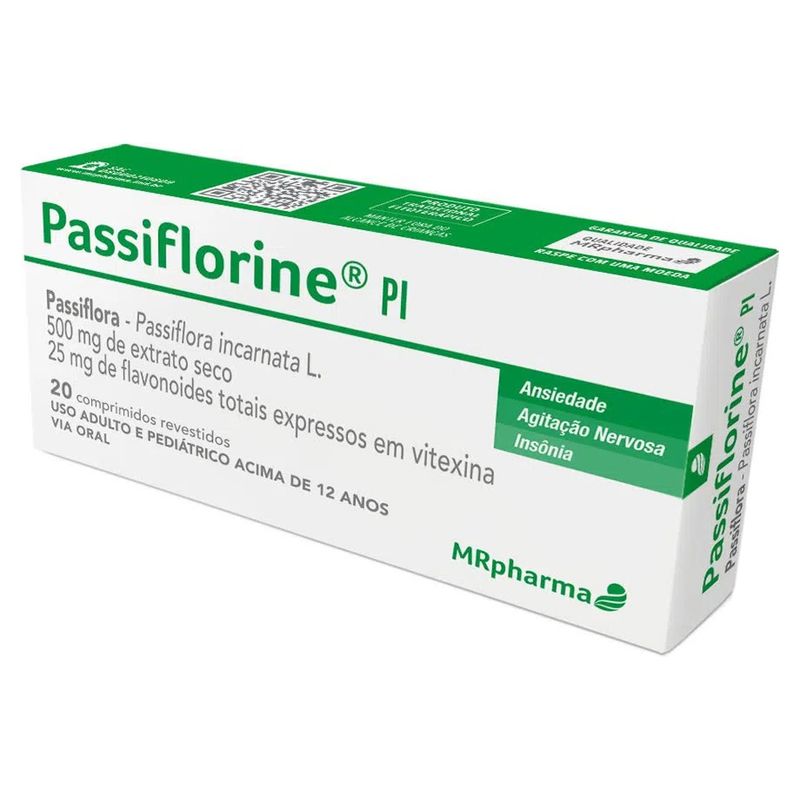 medicamento-fitoterapico-passiflorine-pi-500mg-com-20-comprimidos