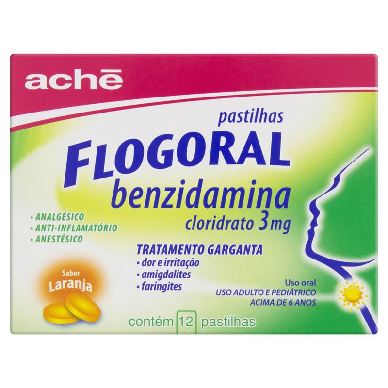 pastilha-flogoral-ache-laranja-com-12-unidades