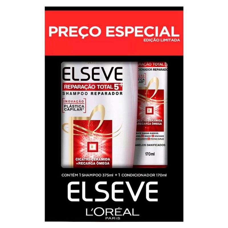 kit-elseve-reparacao-total-5-shampoo-375ml-e-condicionador-170ml