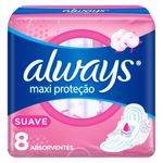 Absorvente-Externo-Always-Maxi-Protecao-Cobertura-Suave-com-Abas-Com-8-Unidades