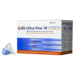 Agulha-Descartavel-BD-Ultra-Fine-para-Caneta-de-Insulina-8mm-31g-Com-100-Unidades