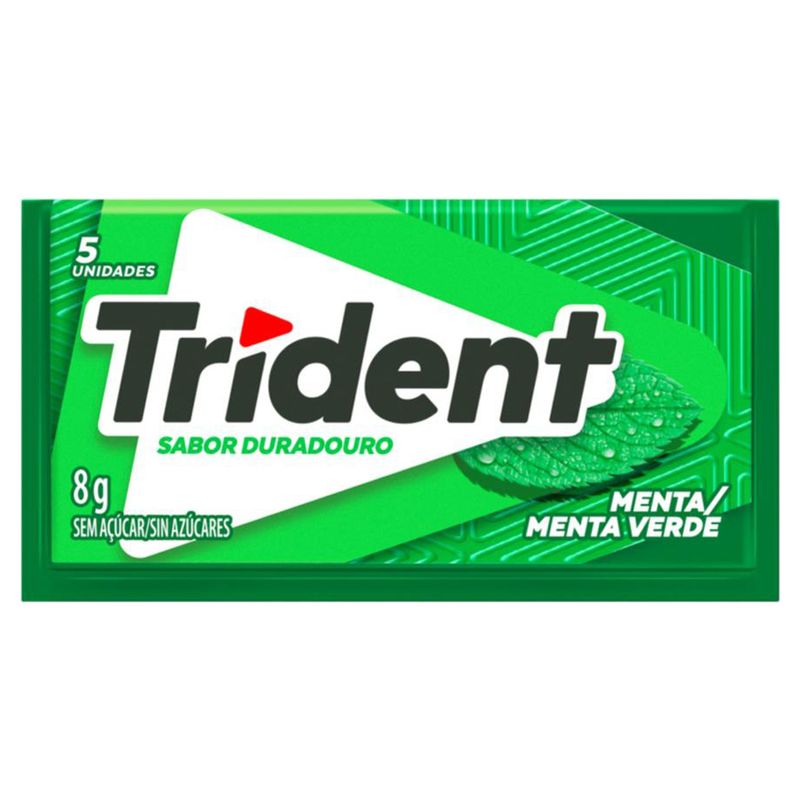 Chiclete-Trident-Menta-8g