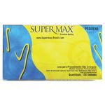 Luva-Descartavel-SuperMax-com-Po-Tamanho-P-Com-100-Unidades