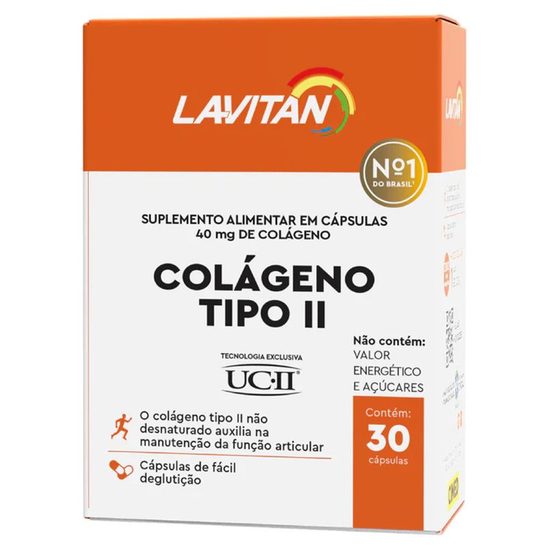 Vitamina-Lavitan-Colageno-Tipo-II-Cimed-Com-30-Capsulas
