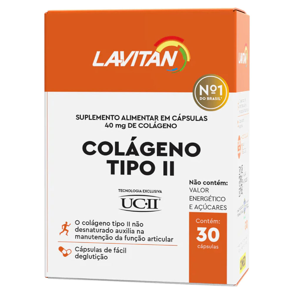 Lavitan Colágeno Tipo II Cimed | Com 30 Cápsulas - Coop Drogaria