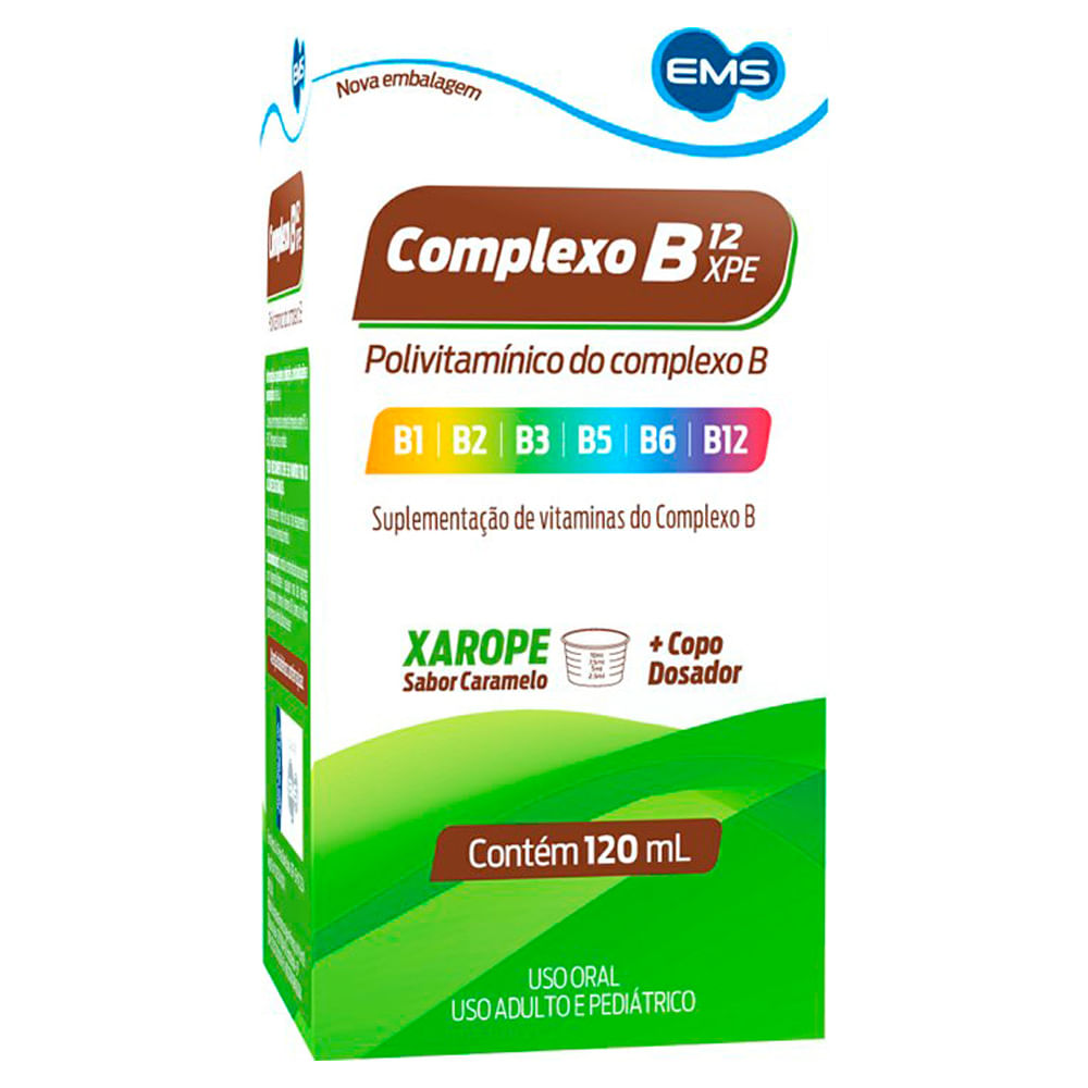 Complexo B EMS Suspensão Oral 120ml - Coop Drogaria