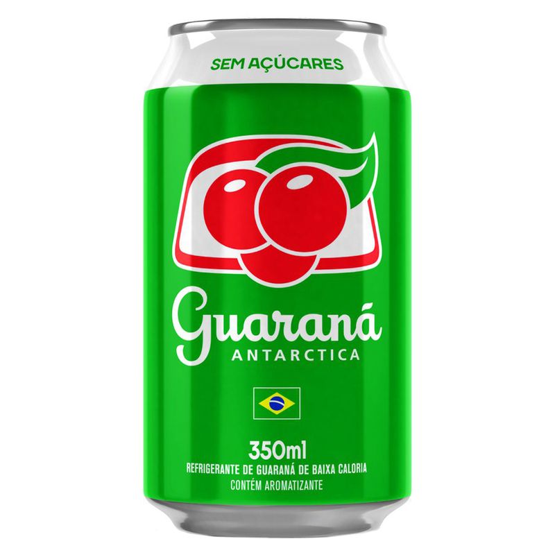 Refrigerante Guaraná Antarctica Zero Lata 350ml - Supermercado Coop