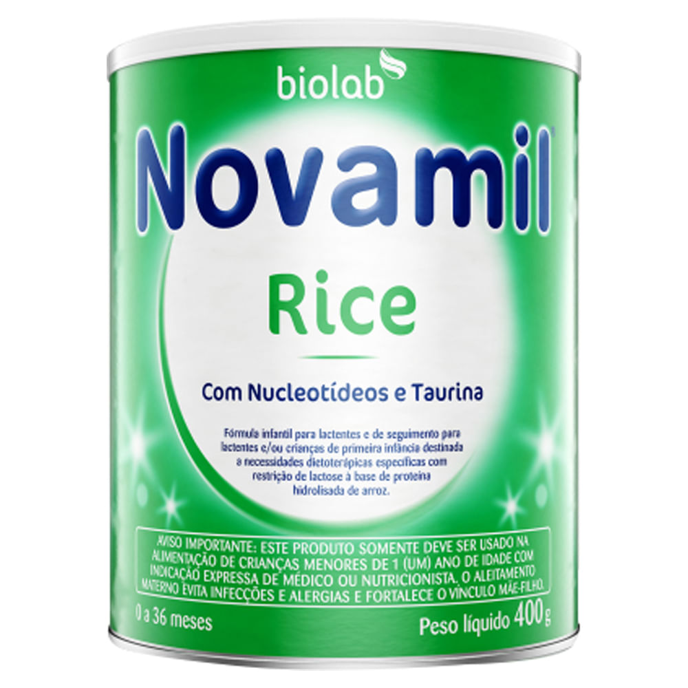 Fórmula Infantil Novamil Rice Lata 400g - Coop Drogaria