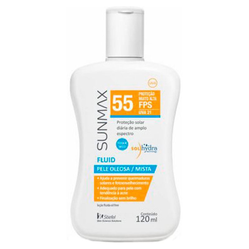 Protetor-Solar-Sunmax-Fluid-FPS55-120ml