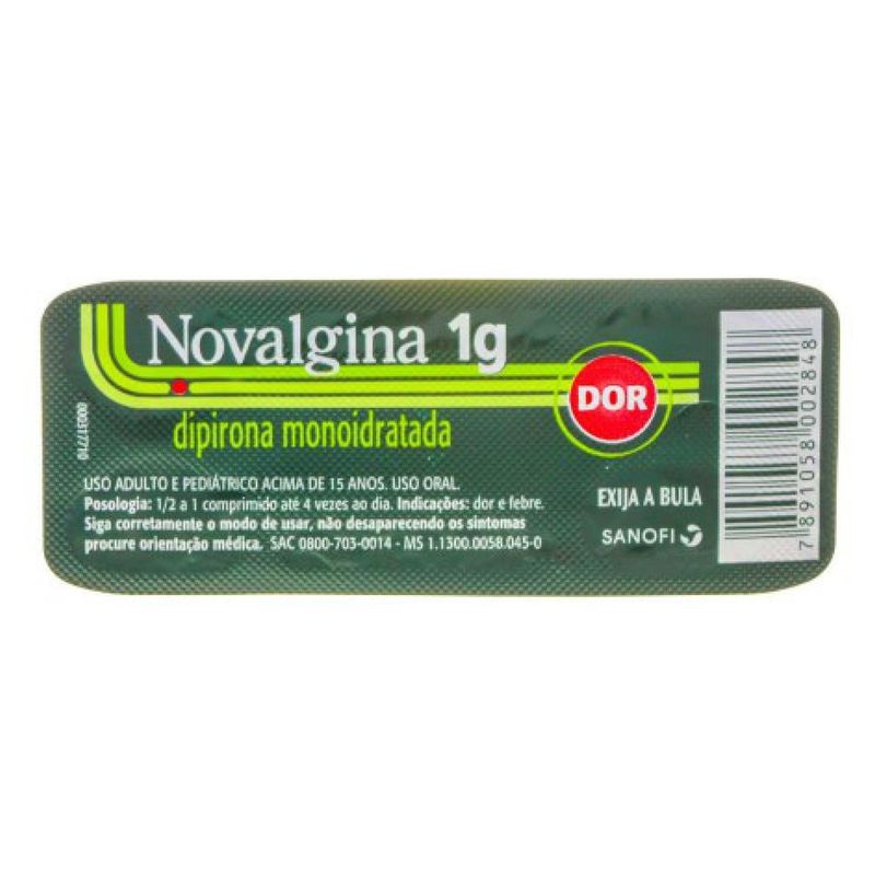 Analgesico-Novalgina-Sanofi-1gr-Com-4-Comprimidos