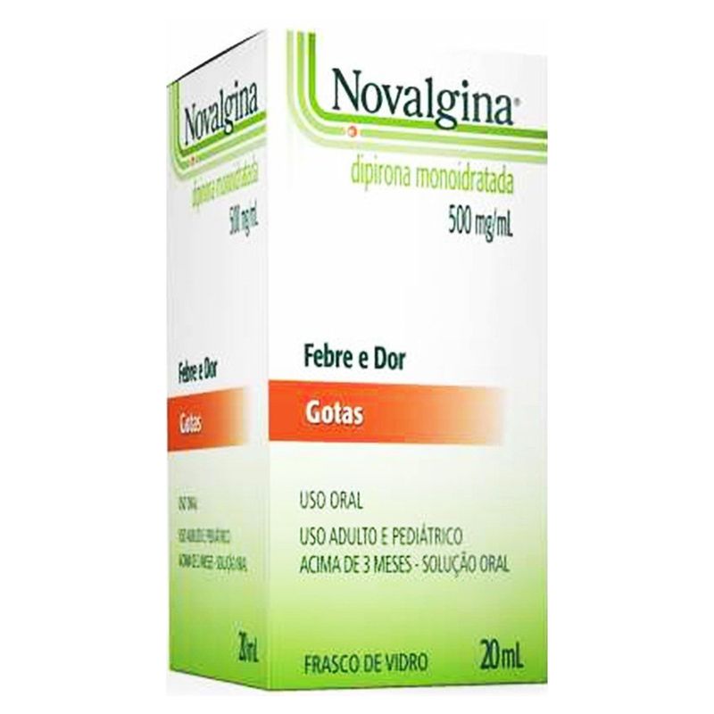 Novalgina Sanofi Gotas 20ml - Coop Drogaria