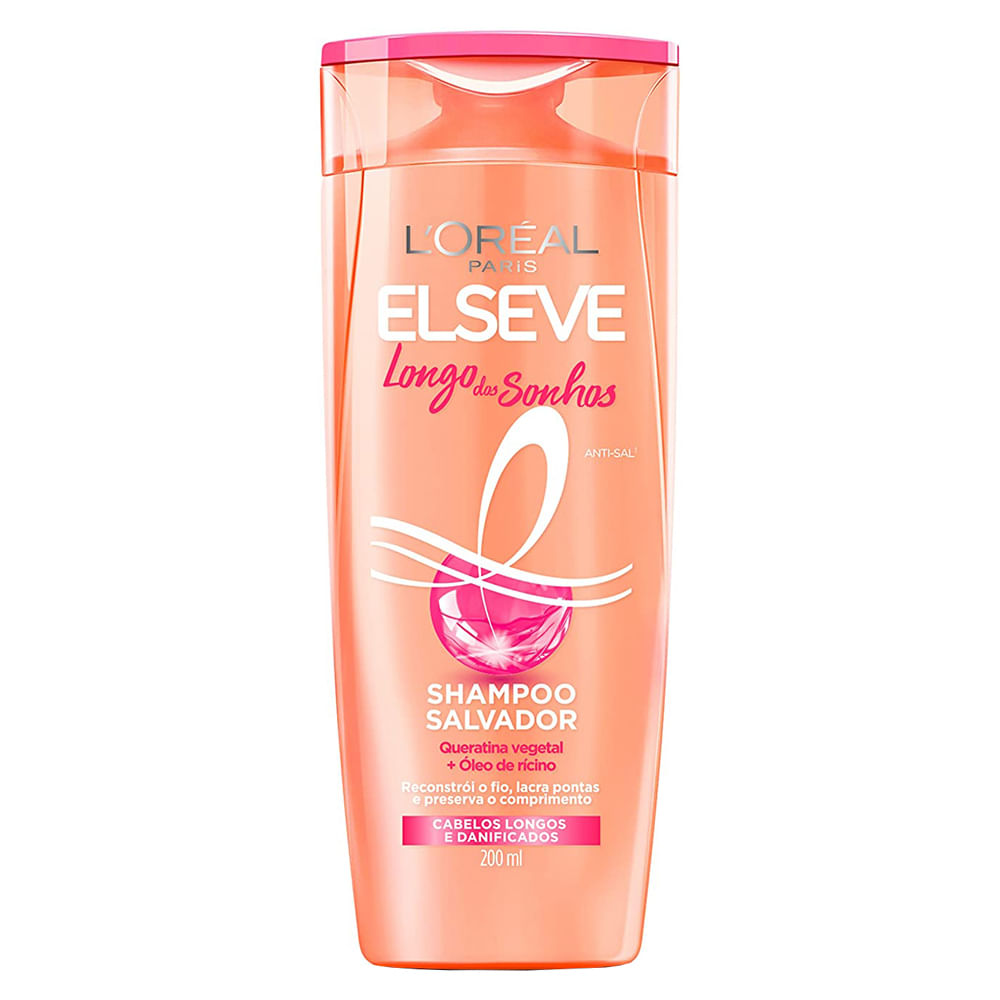 Shampoo Elseve Longo dos Sonhos 200ml Coop Drogaria