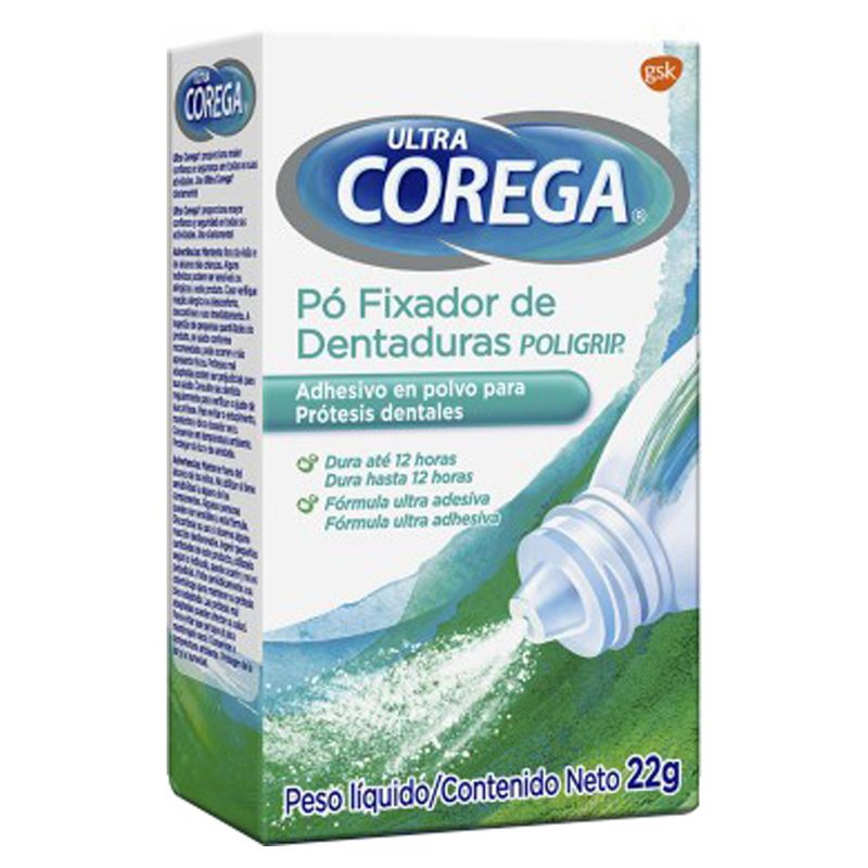 Pó Fixador De Dentadura Corega Poligrip 22g - Coop Drogaria