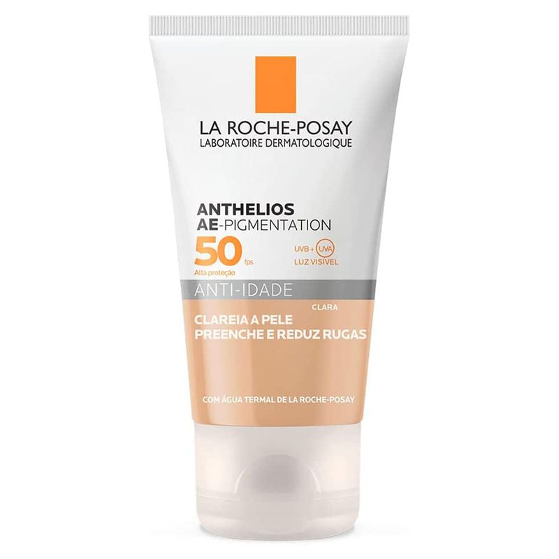 Protetor-Solar-Facial-La-Roche-Posay-Anthelios-AE-Pigmentation-Cor-Clara-FPS50-40g
