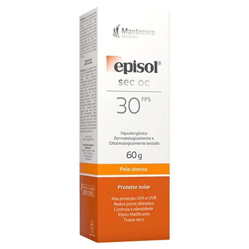 Protetor-Solar-Facial-Mantecorp-Episol-Sec-Oc-FPS30-60g