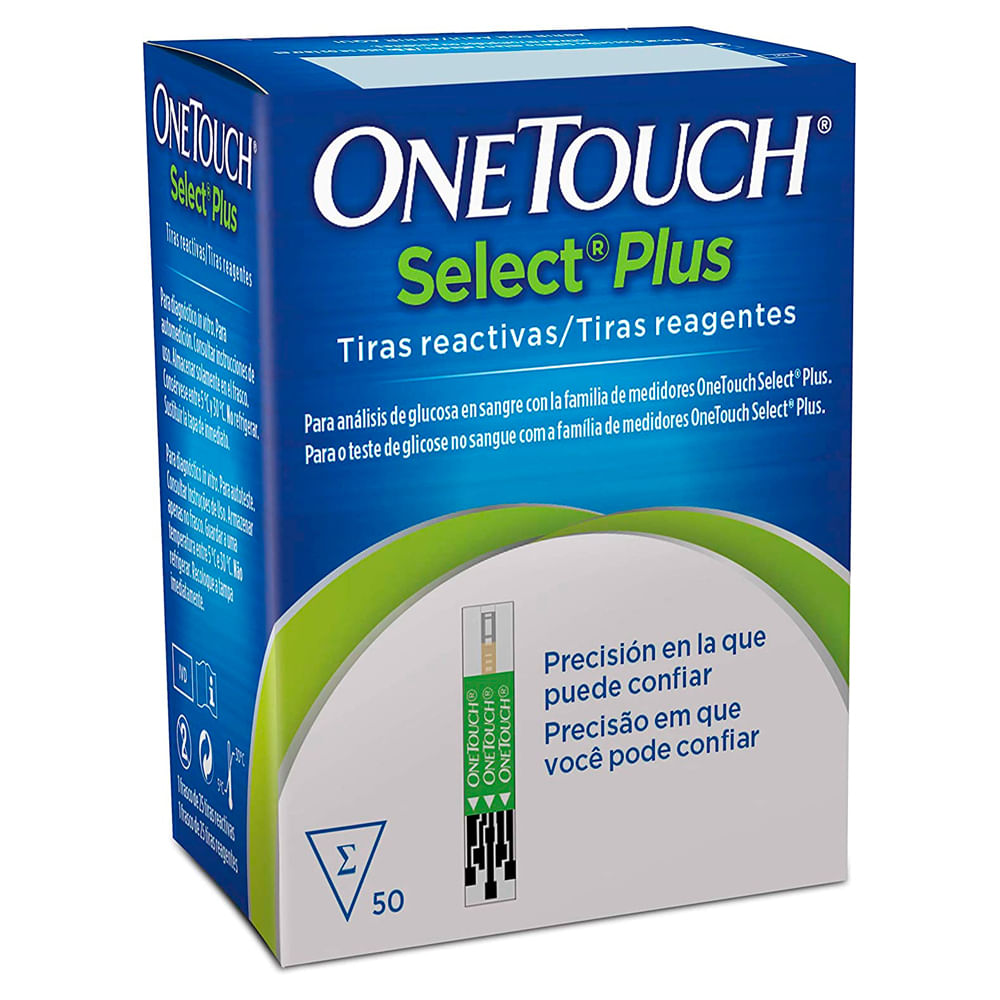 Tira Reagente para Glicose Select Plus Com 50 Unidades OneTouch - Coop ...