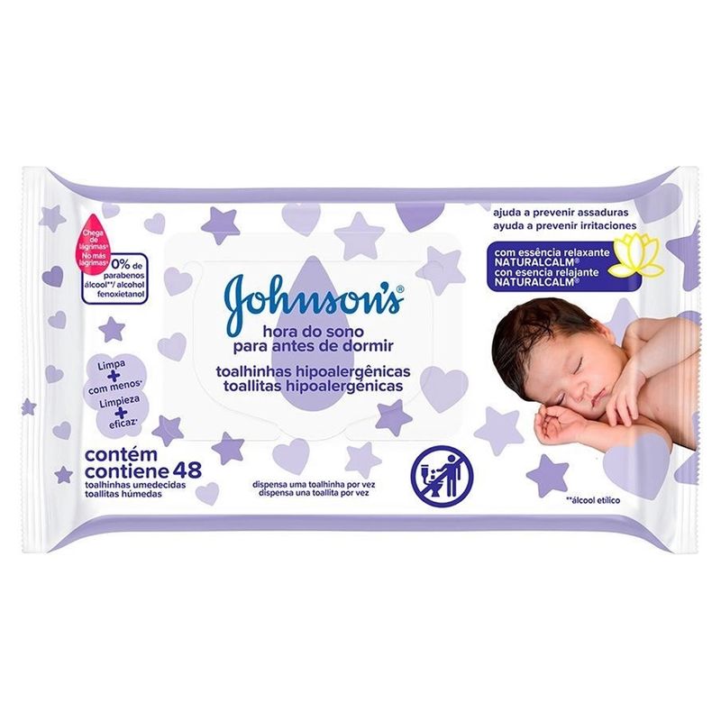 Toalha-Umedecida-Johnsons-Baby-Hora-do-Sono-Com-48-Unidades