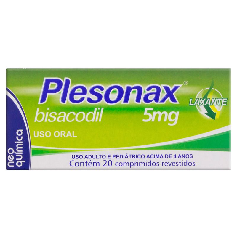 Medicamento-Estomacal-Plesonax-5mg-Com-20-Comprimidos