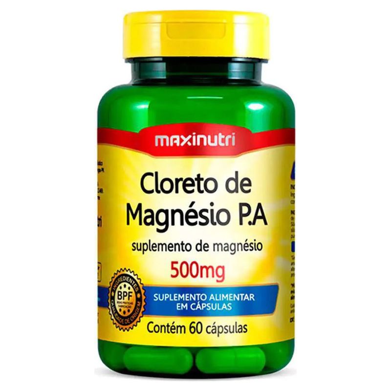 Vitamina-Cloreto-de-Magnesio-Maxinutri-500mg-Com-60-Capsulas