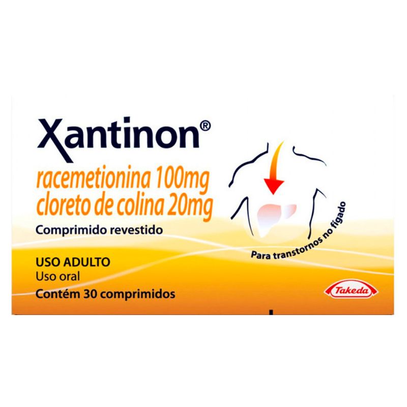Medicamento-Estomacal-Xantinon-Uniao-Quimica-Com-30-Comprimidos