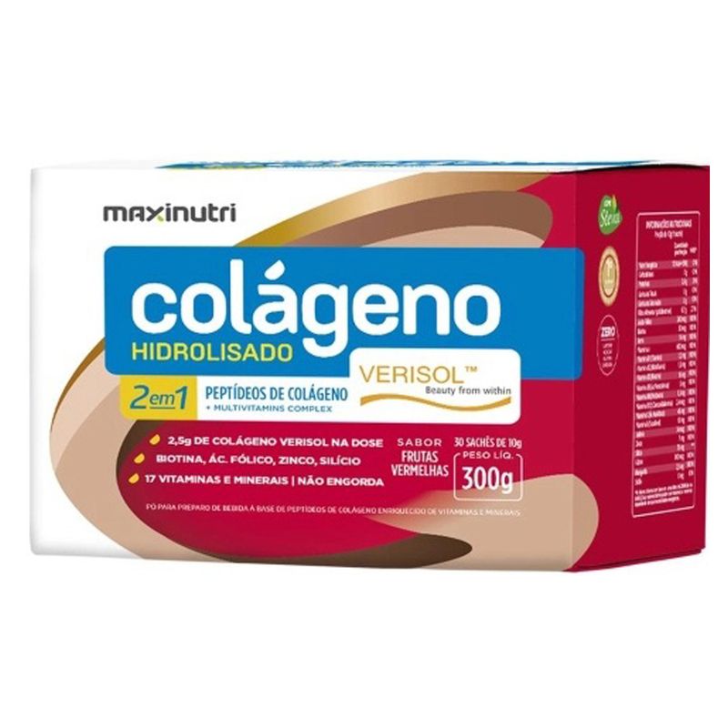 Vitamina-Colageno-Hidrolisado-Maxinutri-Frutas-Vermelhas-Com-30-Saches