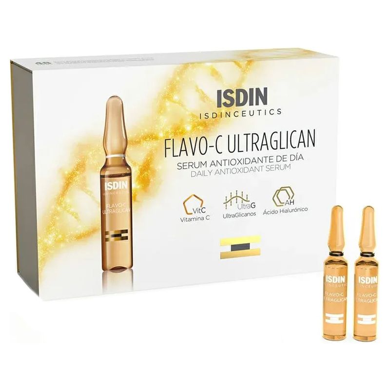 Serum-Dermatologico-Isdin-Flavo-C-Ultraglican--Com-10-Ampolas