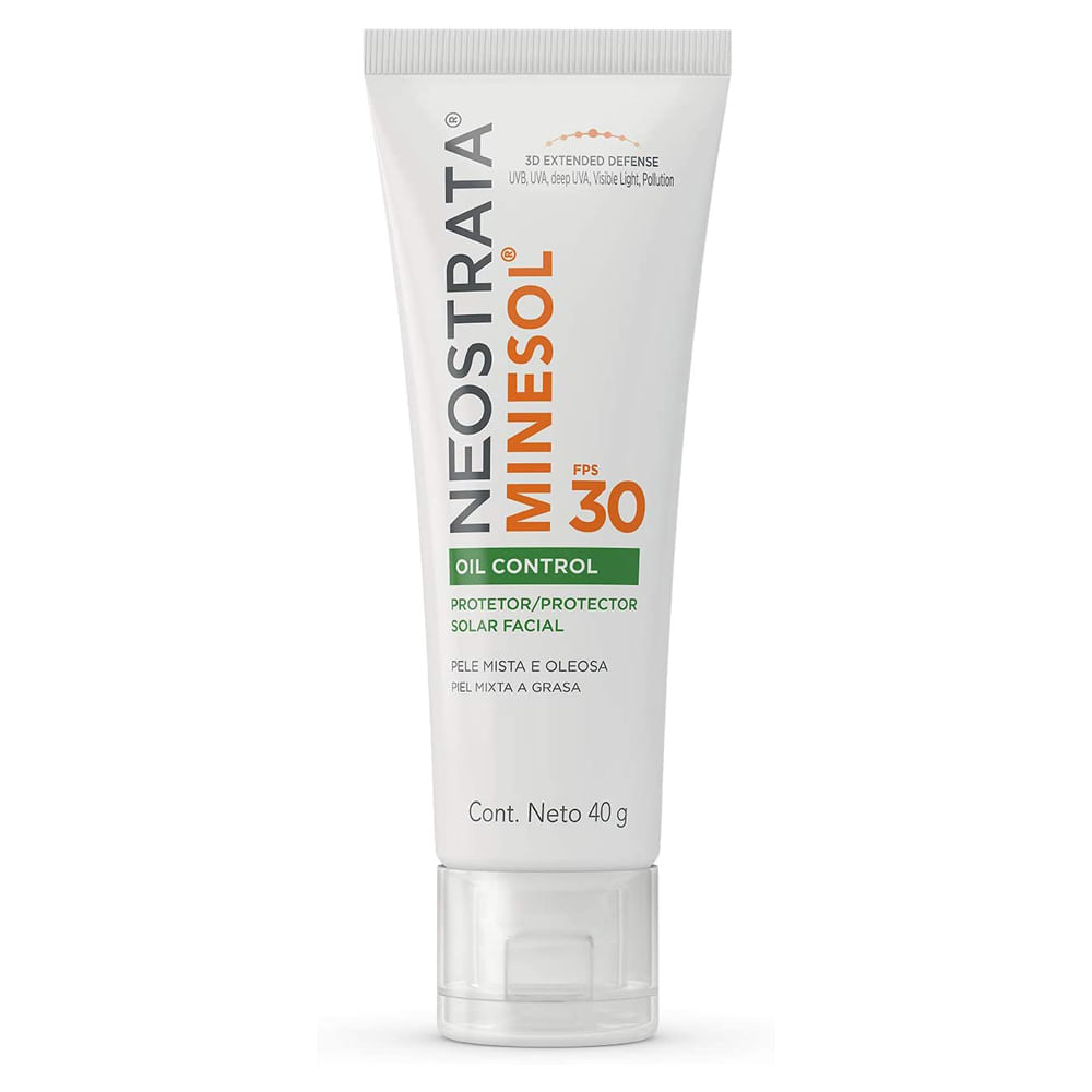 Protetor Solar Facial Minesol Oil Control FPS30 40g - Coop Drogaria
