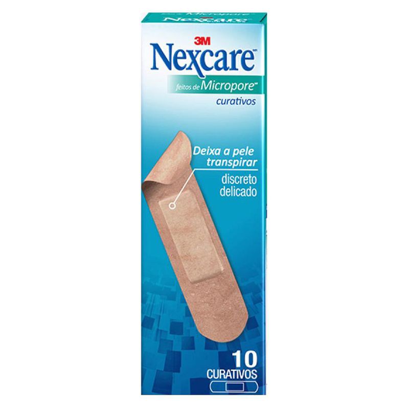 curativo-nexcare-micropore-com-10-unidades