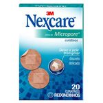 curativo-nexcare-micropore-redondo-com-20-unidades