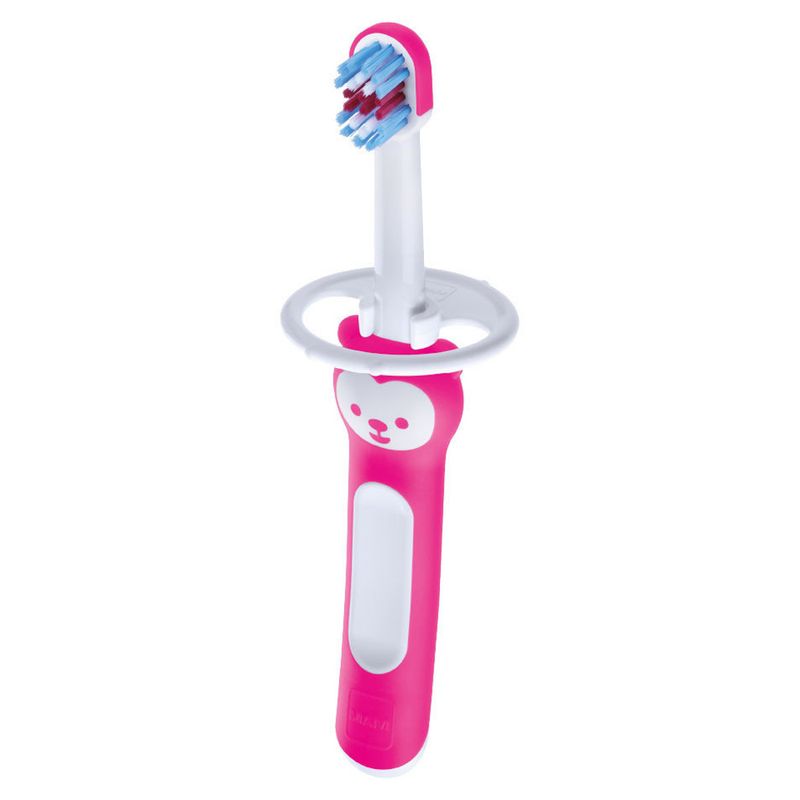 escova-dental-infantil-mam-babys-brush-rosa-6-meses