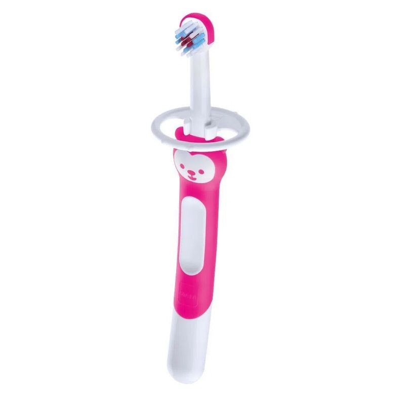 escova-dental-infantil-mam-training-brush-rosa
