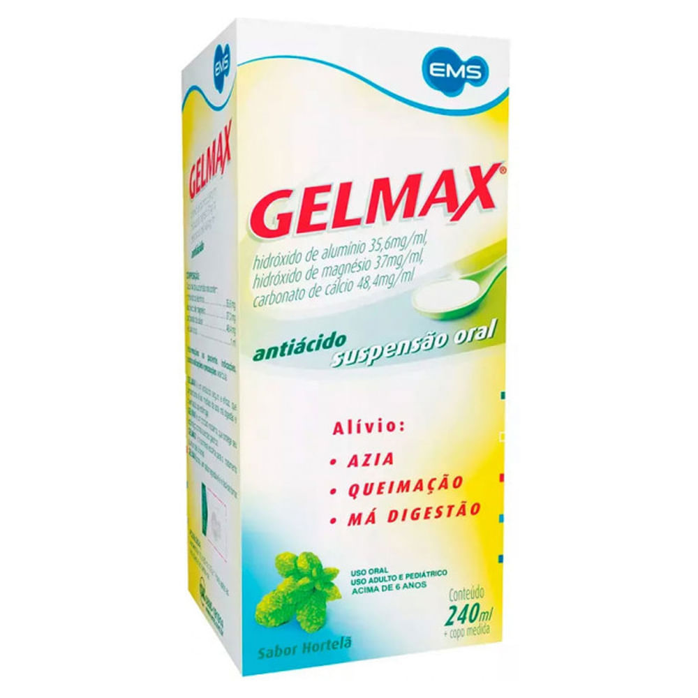 Gelmax Sigma Suspensão Oral 240ml - Coop Drogaria