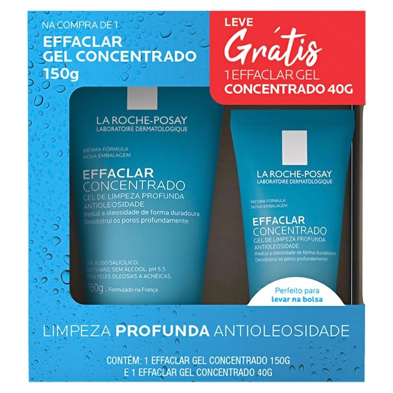 Kit-La-Roche-Posay-Effaclar-Concentrado-Gel-para-Limpeza-150g-e-Gel-para-Limpeza-40g