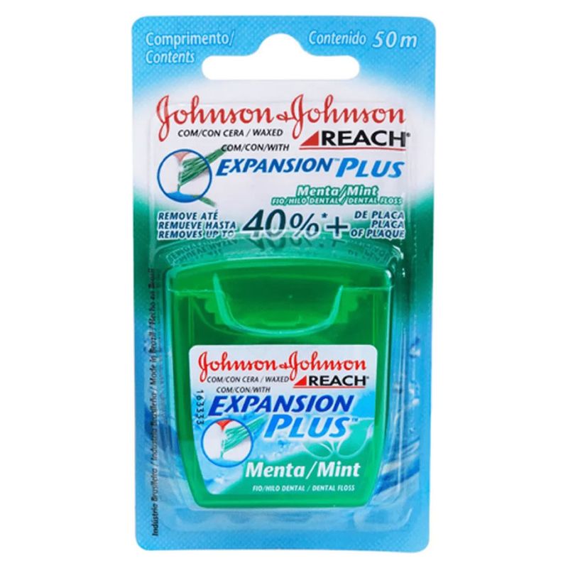 fio-dental-johnson-johnson-reach-expansion-plus-menta-50m