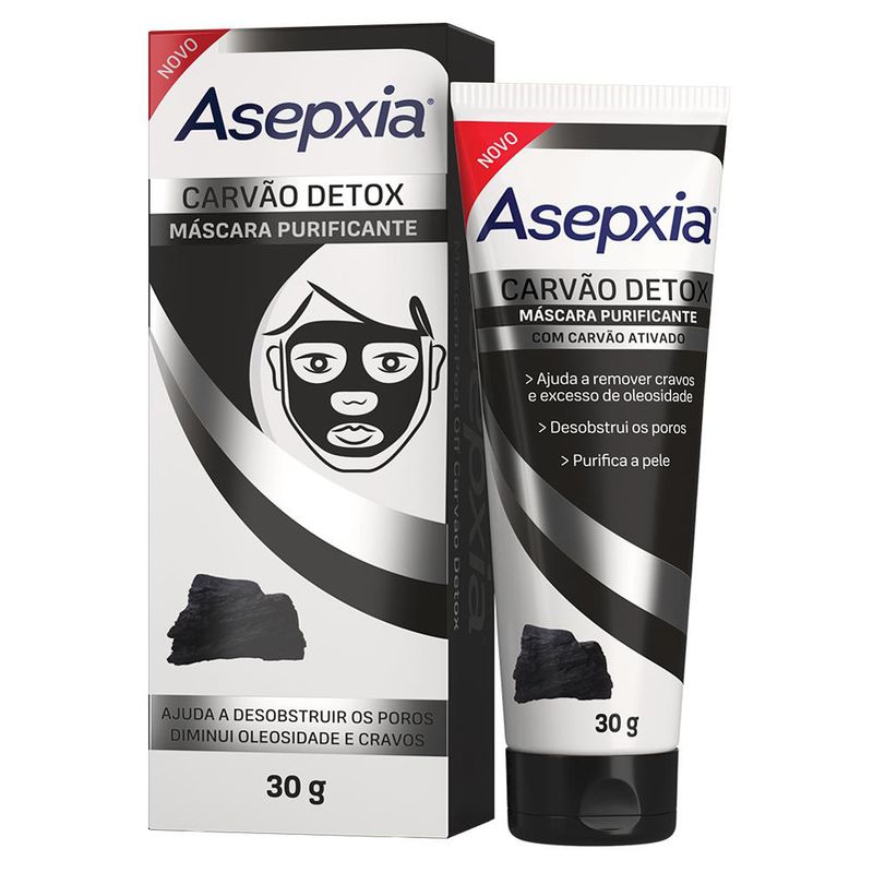 Mascara-Facial-Asepxia-Carvao-Detox-30g