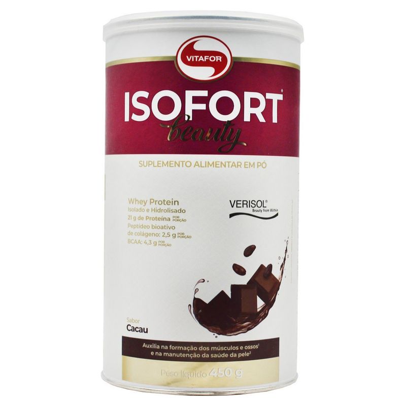 Suplemento-Alimentar-Vitafor-Isofort-Beauty-Cacau-450g