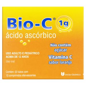 Bio C União Química 1g | Com 30 Comprimidos
