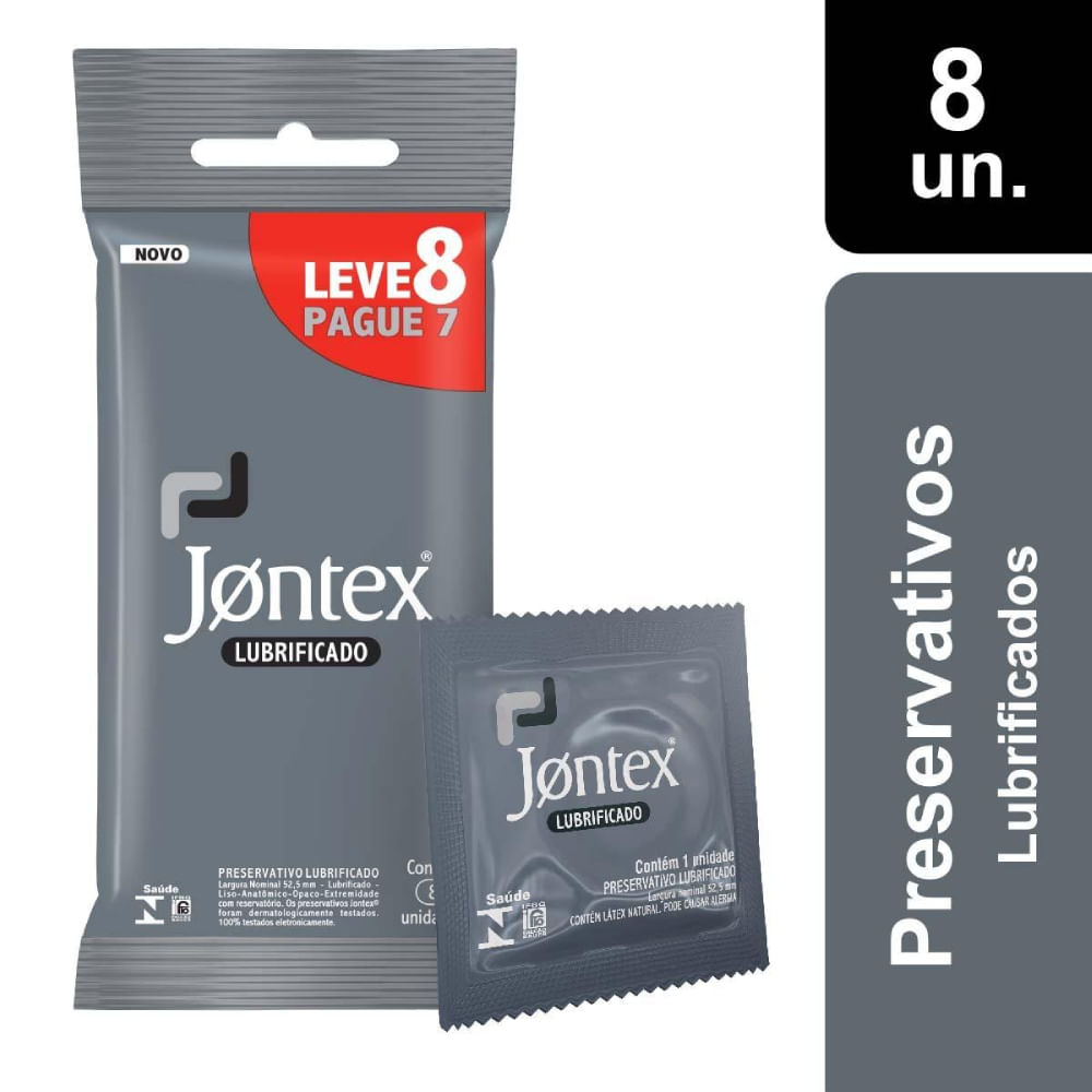 Preservativo Jontex Sensitive com 8 unidades - Coop Drogaria