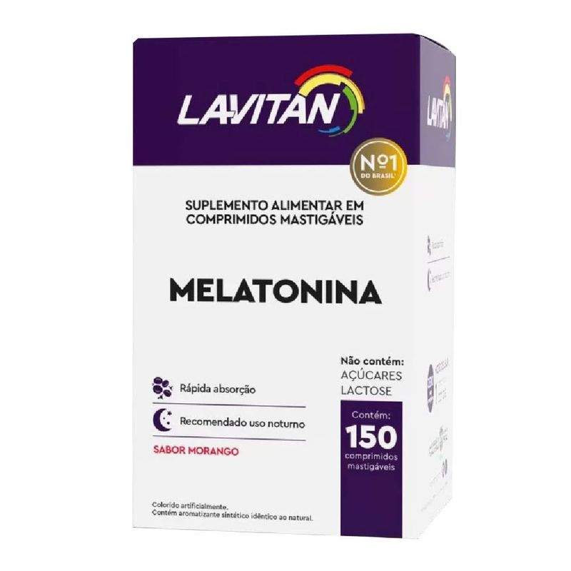 Lavitan-Melatonina-Morango-021mg-150-comprimidos