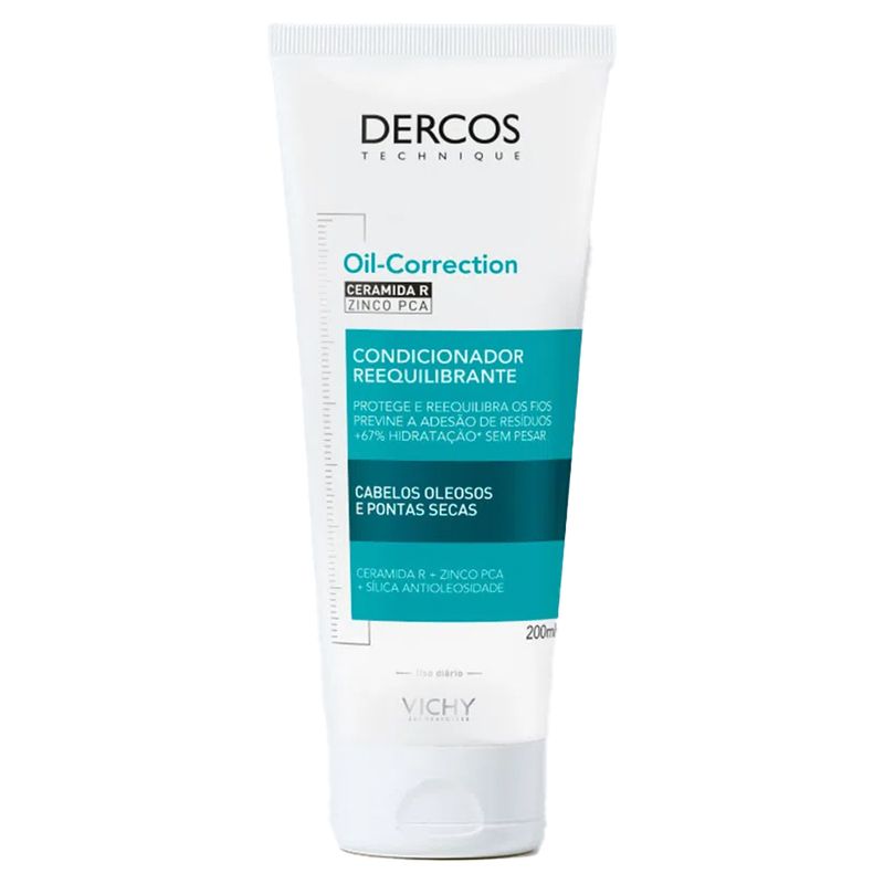 Condicionador-Vichy-Dercos-Reequilibrante-Oil-Correction-200ml