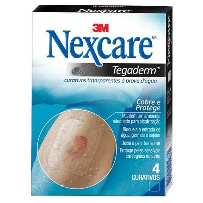 Curativo-Nexcare-Tegaderm-sem-Esponja-a-Prova-Dagua--Com-4-Unidades
