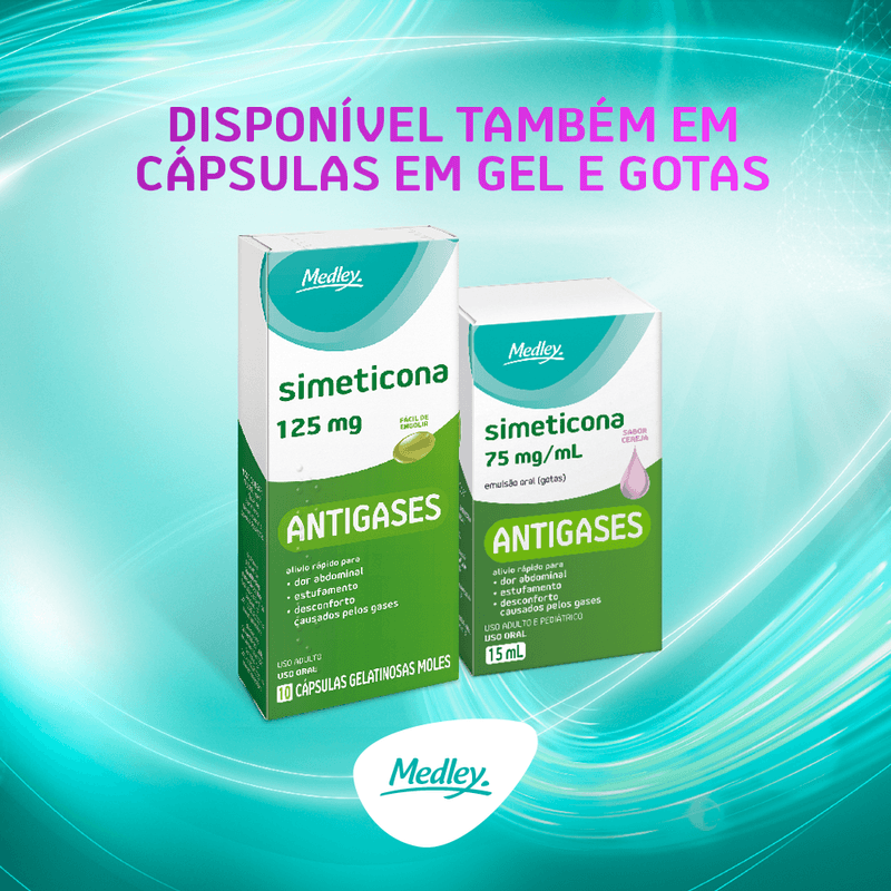 Antiflatulento-Simeticona-Medley-40mg-Com-20-Comprimidos
