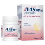 AAS-Sanofi-Infantil-100mg-Com-120-Comprimidos