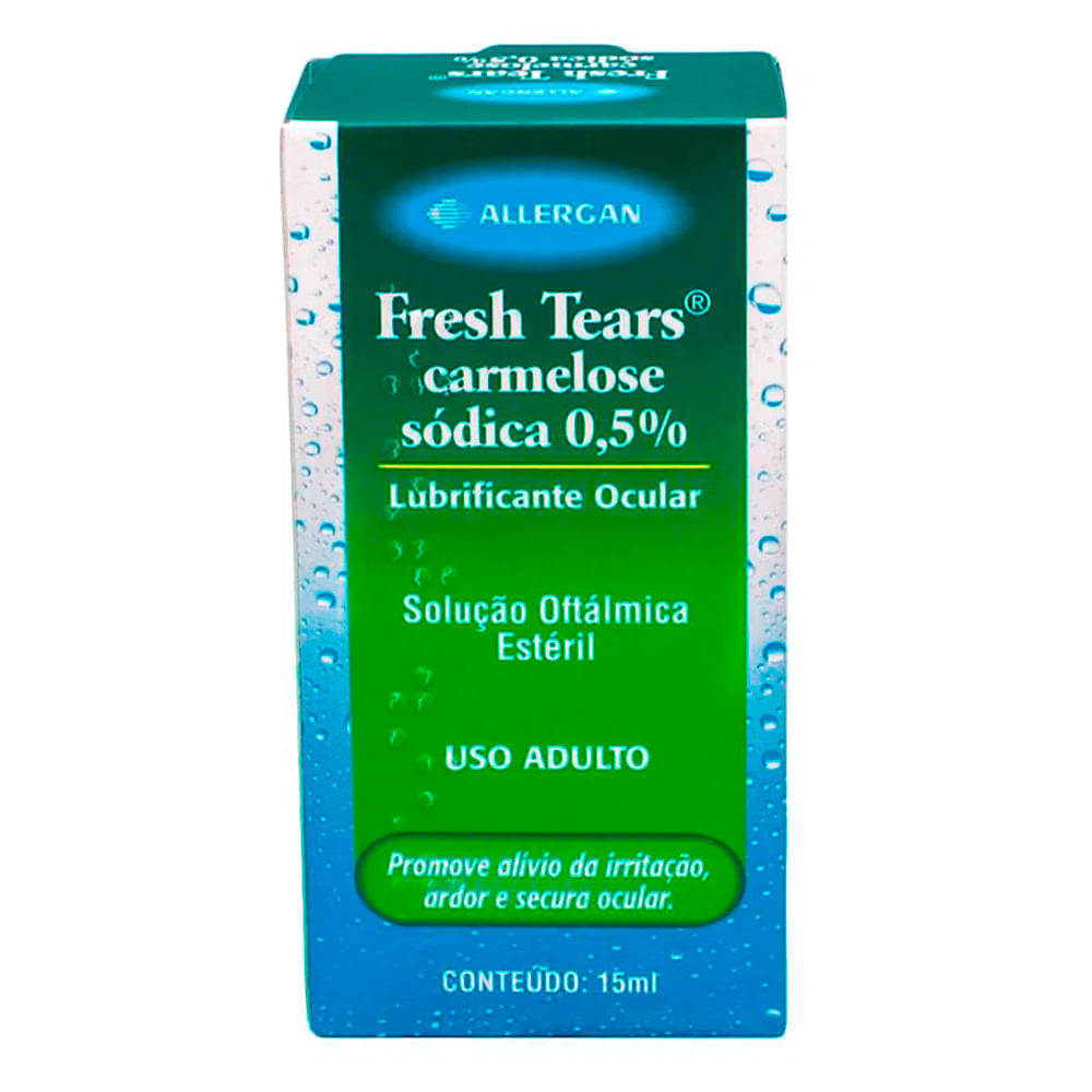 Fresh Tears Allergan Solução Oftalmológica 15ml - Coop Drogaria