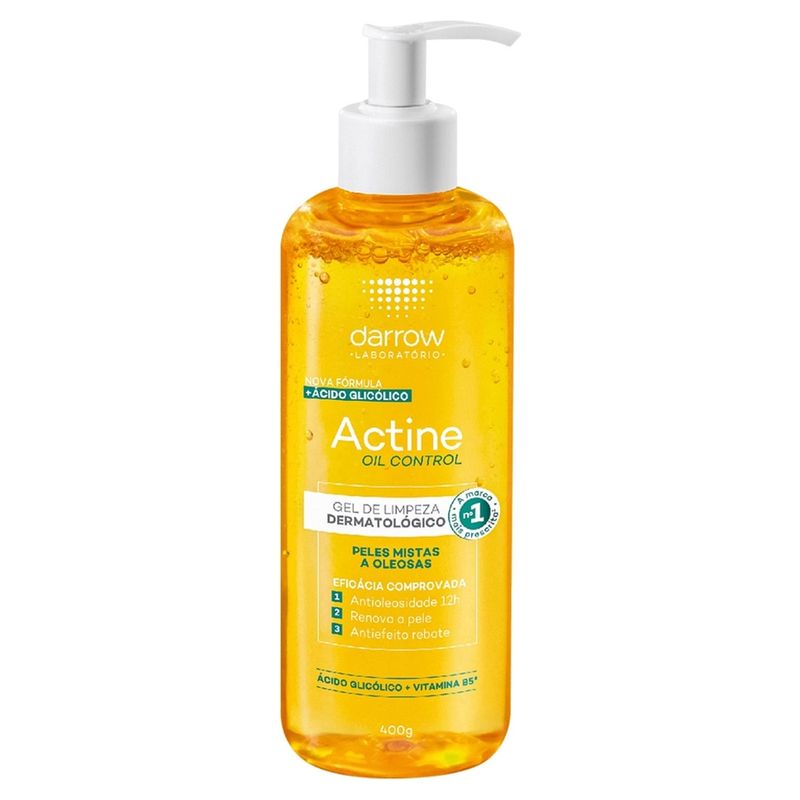 Gel-de-Limpeza-Facial-Darrow-Actine-Control-400g