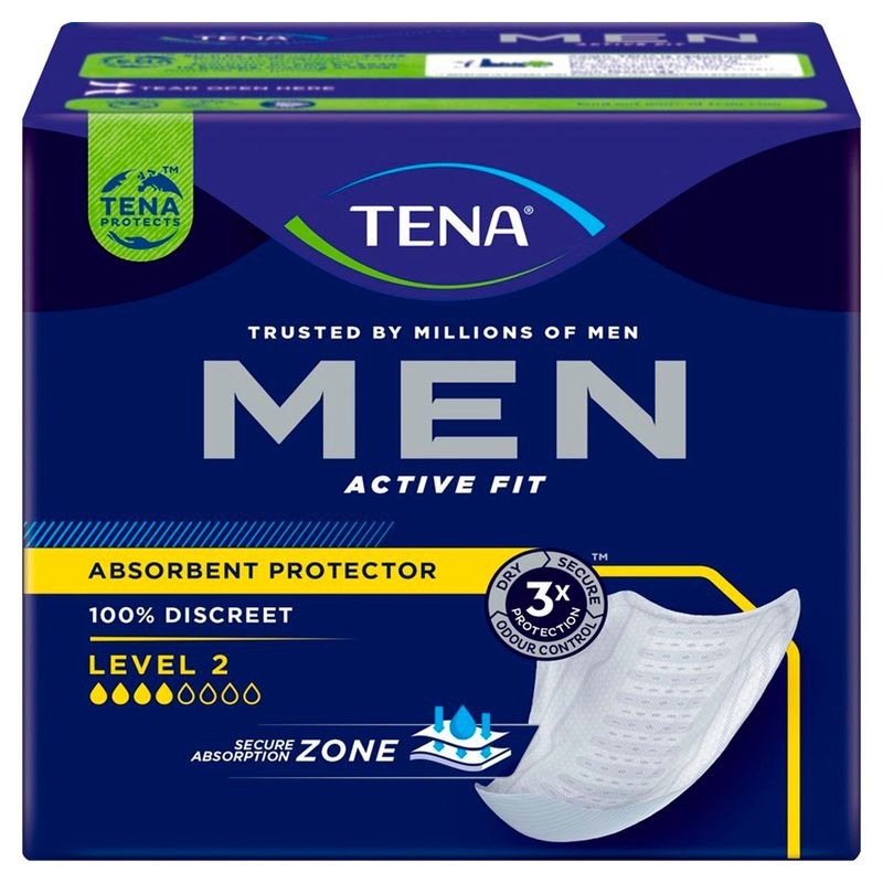 Absorvente-Geriatrico-Tena-Men-Active-Fit-Level-2-Com-10-Unidades