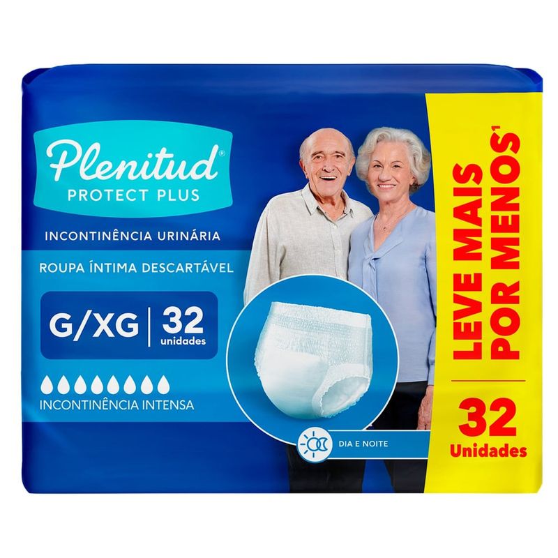 Roupa-intima-Plenitud-Protect-Plus-Tamanho-GXG-Com-32-Unidades