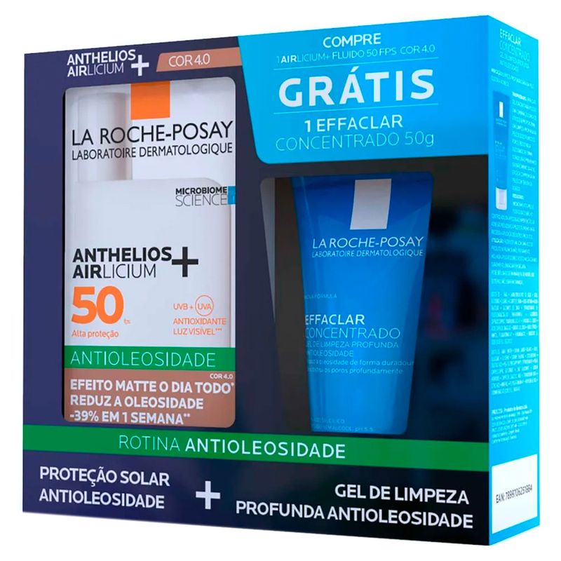 Kit-La-Roche-Posay-Anthelios-Airlicium-Antioleosidade-Protetor-Solar-com-Cor-40-FPS50-40g-e-Hidratante-Facial-50g