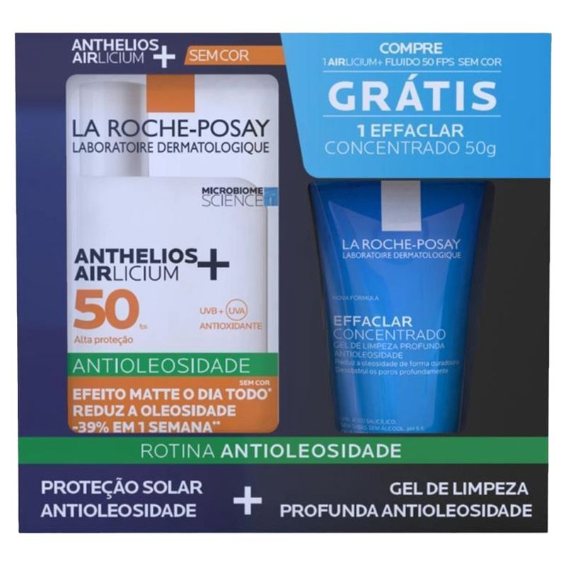 Kit-La-Roche-Posay-Anthelios-Airlicium-Antioleosidade-Protetor-Solar-sem-Cor-FPS50-40g-e-Hidratante-Facial-50g