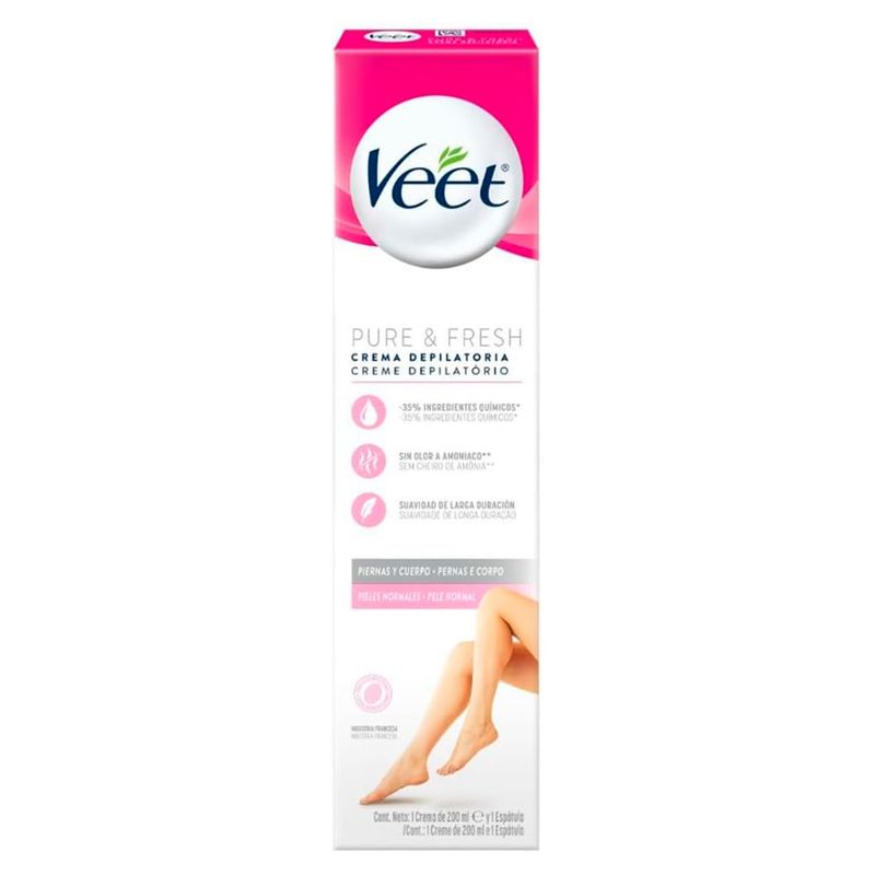 Creme-Depilatorio-Corporal-Veet-Pure-e-Fresh-Pele-Normal-200ml